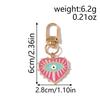 New Enamel Eyes  Key Chain Women Girls Key Ring Pendants for Handbag Decor DIY Key Holder Jewelry Gift