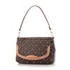 Shoulder Bag 7875 with Wallet Jacquard Weave [Christian Olivier] 2-way Function, Water-repellent, (chocolate)