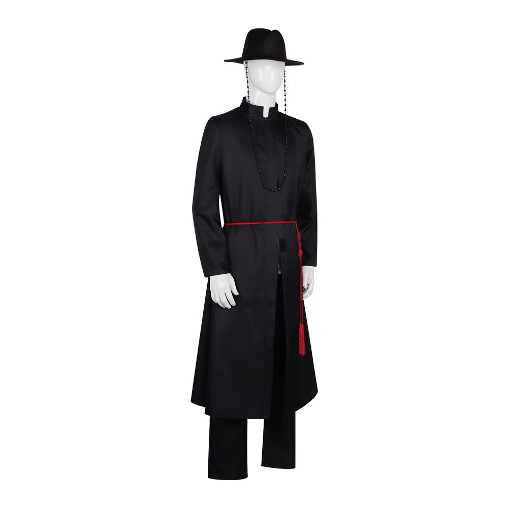 K-Pop Witch Hunt Boy Group Cosplay, Demon Boy Saja Windbreaker Costume Set
