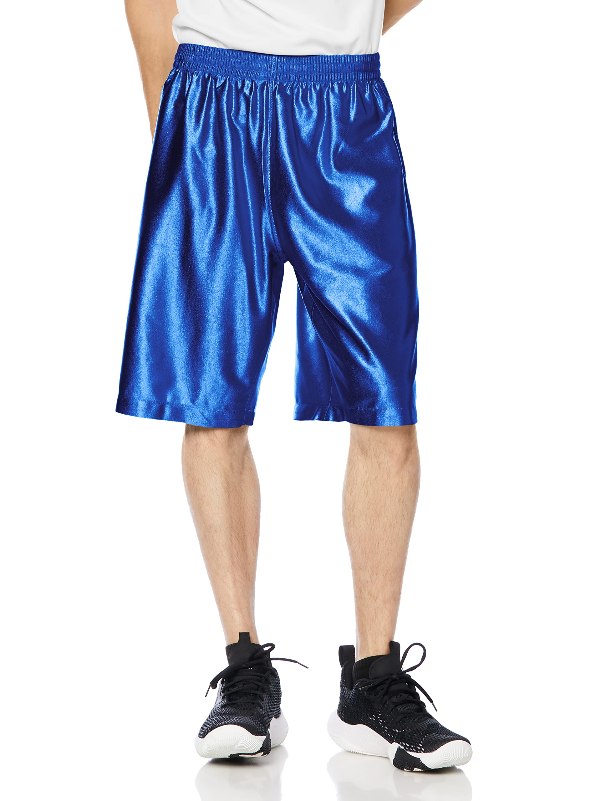 

wundou Basic Wear Basketball Royal Royal Size L Pants, Blue, P8500-05, Blue,