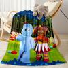 In The Night Garden Characters Flannel Blanket-Soft and Suitable for Sofas,Beds,Offices,Travel,All Seasons,Great Gift for Holidays and Birthdays.