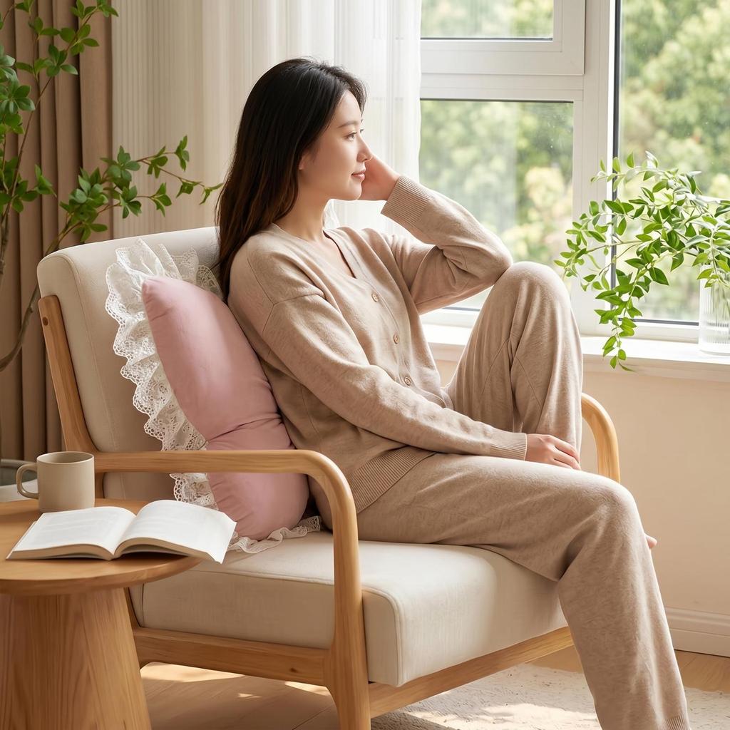 Flatternde Form Kissen mit Spitze Weiches Schmetterlingskissen - Berührung mit Spitzenbesatz für Sofa, Bett, Auto