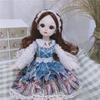 Removable Joints Girl Princess Doll Humanoid Doll Dress BJD Doll 30cm Baby Dolls  Girls Toy