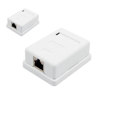Network Panel Box Single/dual Port Shielded Category 6 Network Junction Boxes For Network Shielded CAT6 Module Spare Parts