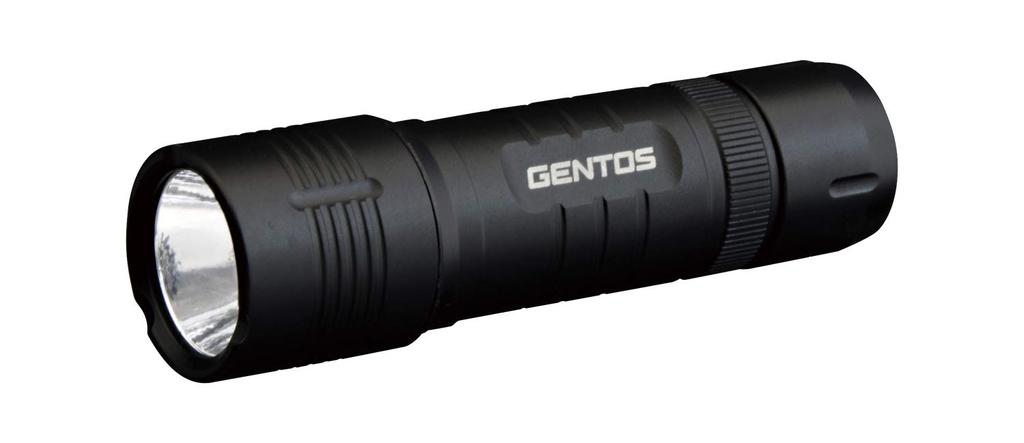 GENTOS DM-143B LED Flashlight [140 Lumens / 8 Hours of Operation / Dustproof / Water-Resistant] Uses 3 AAA Batteries, ANSI Compliant