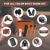 Horse Hair Brush Leather Shoe Wax Set,maintenance Oil Leather Jacket Care,shoe Polish,car Interior Maintenance Tool11 Piece Set.