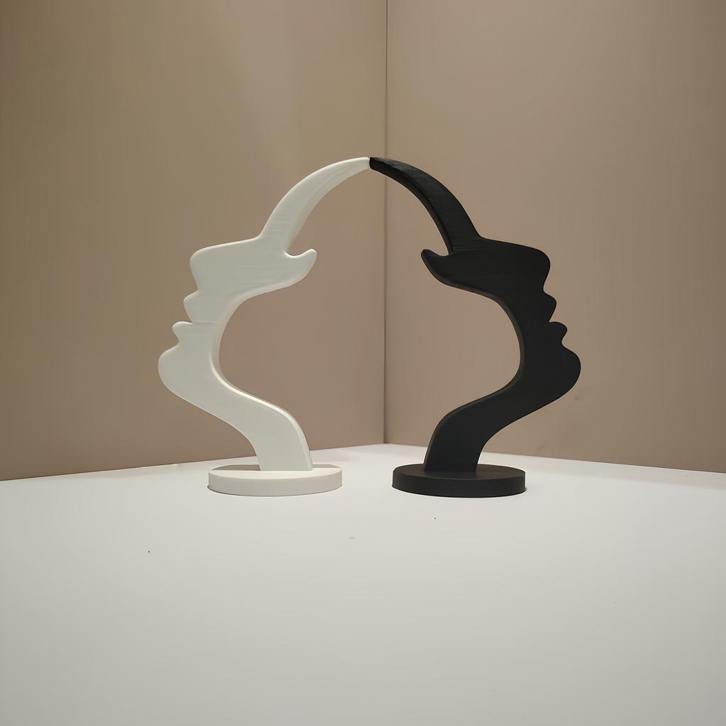 1PC  Modern Minimalist Side-mounted Eyeglasses Frame, Unique Curved Design, Stylish Eyeglasses Storage Rack, Desktop Ornament.