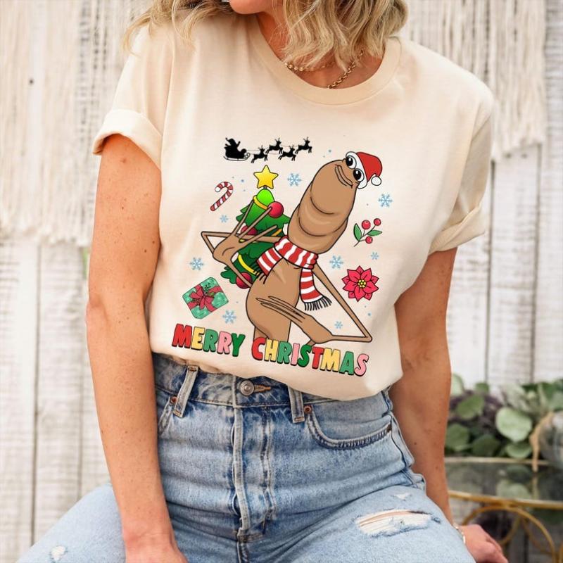 Marcus The Worm Shirt Christmas Meme Tee Where Is Jimbo James Viral Meme Gift Fashion Streetwear Unisex Printed Tshirt Tops S