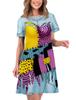 Christmas Horror Sally Cosplay Costume Halloween Zombie Funny Party Dresses Jumpsuit Leggings Mom Daughter Parent-Child Outfit