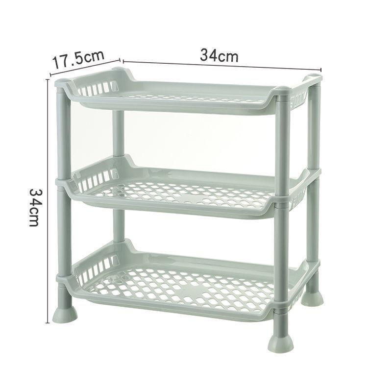 Multi-Purpose Floor-Standing Storage Rack for Kitchen, Bathroom, and Dorms