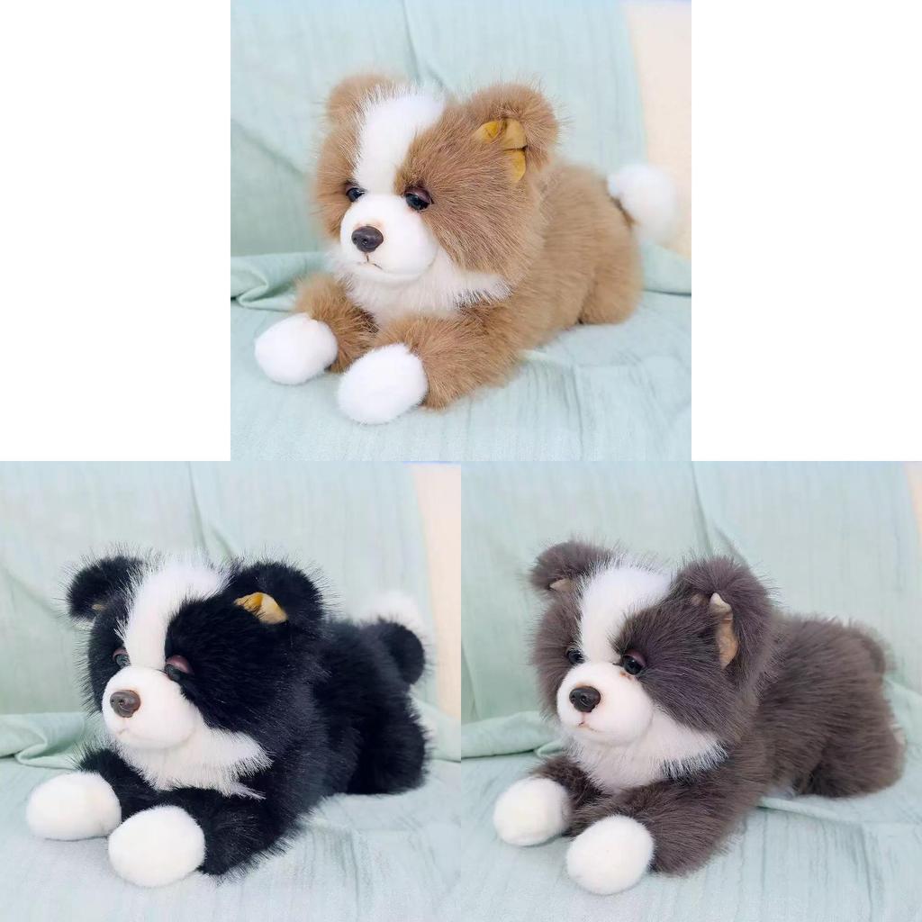 Plush Dog Toy With Short Plush Material For Kids And Collectors