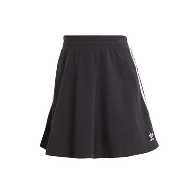Originals Adicolor Three-Stripe Colorblock Elastic Waist Casual Skirt Women Bottoms Black IU2526