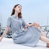 Betu Women's Drawstring Waist Short-Sleeve Dress