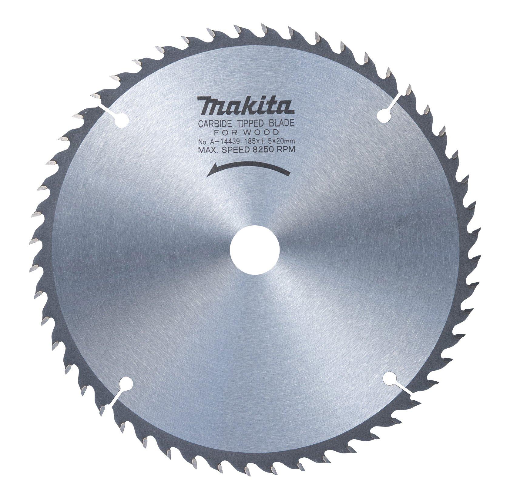 

Makita 185mm Diameter 52T Woodworking TCT Saw Blade A-14439