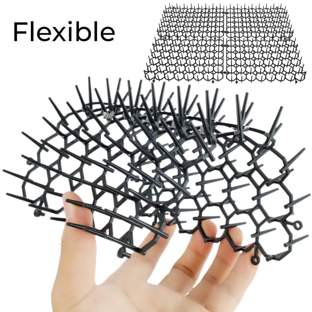 Dog Cat Scat Mat Animal Deterrent Repellent Plastic Scarer-Spike Tool Outdoor Anti Cat Mat for Household Garden Tools