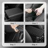 Arm Rest Cover For Car,Leather+Memory Foam Center Console Cover With Storage Bags,Universal Middle Console Cover Car Accessories Interior For Most