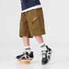 Boy's Summer Casual Wide-Leg Cargo Shorts