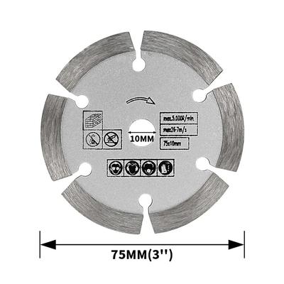 Nový 75mm kotouč na řezání kamene Mini Ultra tenký pilový list Keramika Beton Mramor Řezání