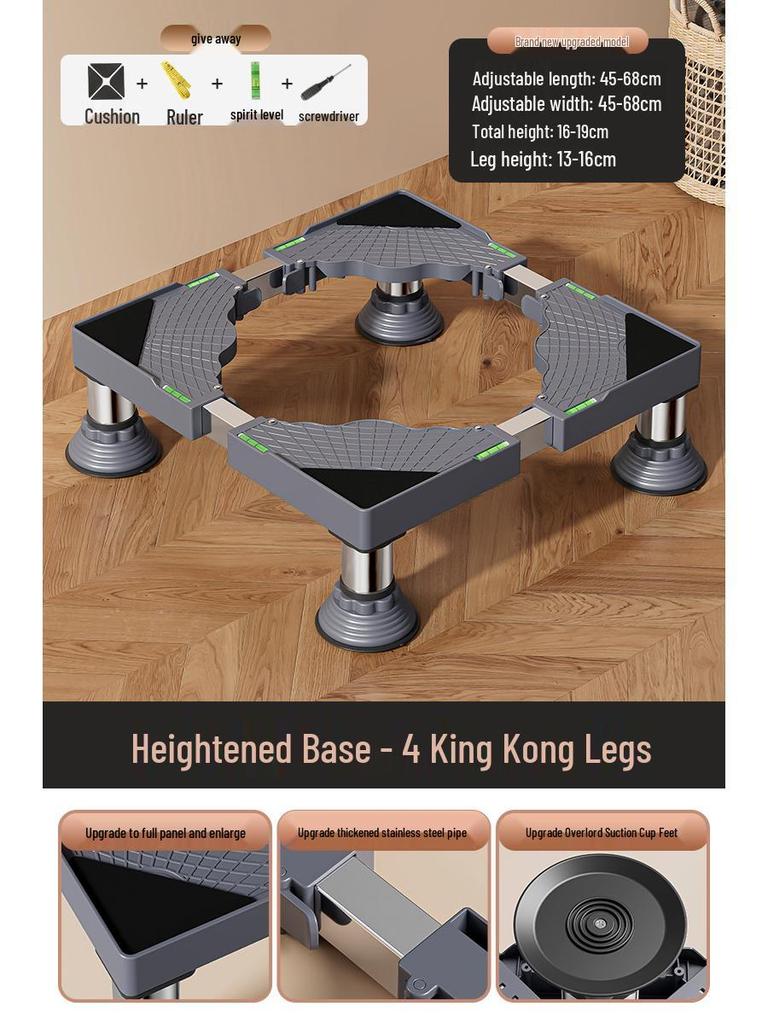 Universal Heightening Stand for Washing Machine, Refrigerator, Dishwasher - Elevated Storage Rack