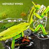 Technical Mechanical Mantis Insect Life Set With light Building Blocks Bricks Animal World Model Assembly Toys for Kid Gifts