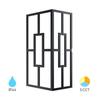 LED Wall Light 10W 3-in-1 IP44 Black