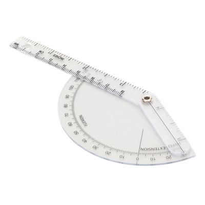 Orthopedic Protractor Transparent Accurate Plastic 120 Degree Range Orthopedic Angle Ruler