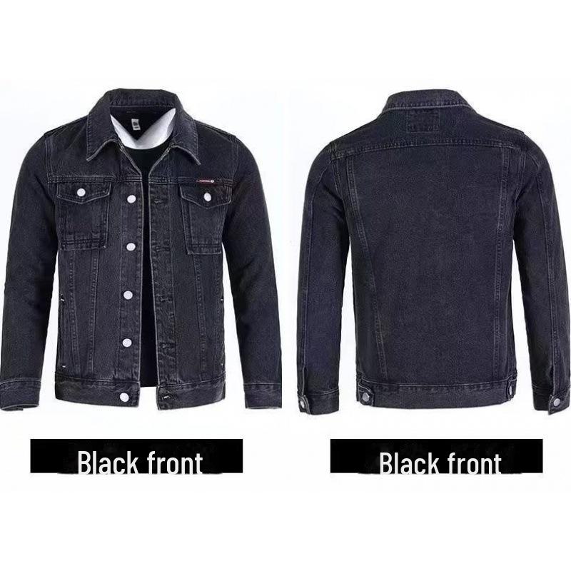 2024 Men's Korean Style Denim Jacket: Versatile Spring/Autumn Casual Wear for Youth