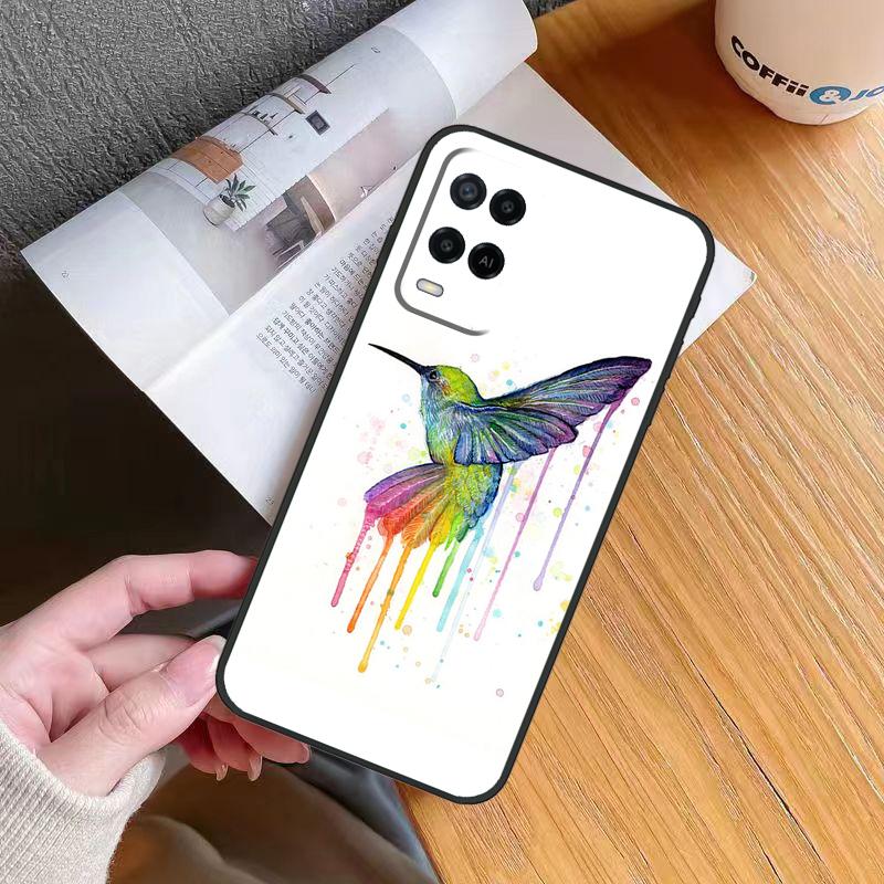 Kolibri-Hülle Für Oppo A18 A38 A74 A94 A54 A58 A78 A98 A80 A60 A40 A96 A76 A16 A15 A17 A57 A5 A6 Pro
