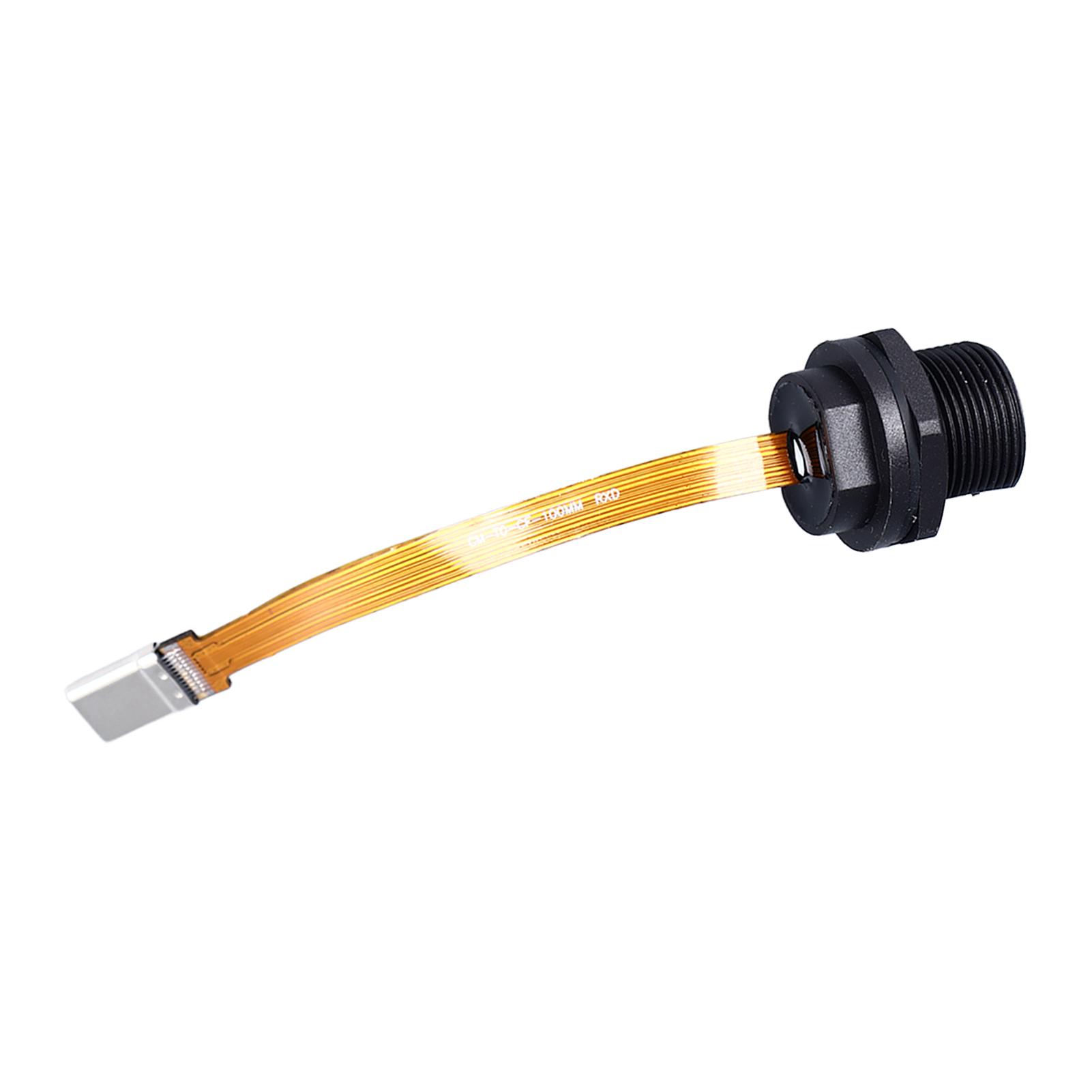 

Type C 3.1 Male Plug Cable Threaded Connector Adapter 0.1meter Long for Industrial Use