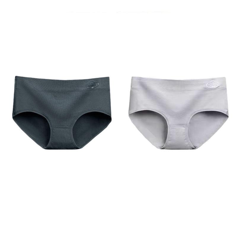 

Хлопковое антибактериальное женское нижнее белье со средней талией и графеном, большие удобные дышащие антибактериальные трусы на бедрах для женщин XXL