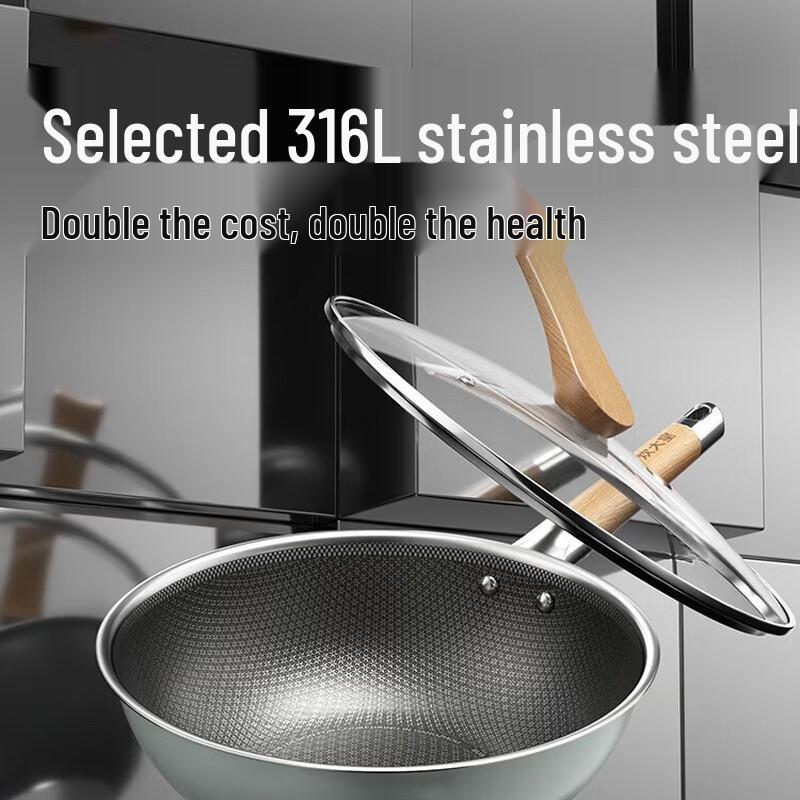 COOKER KING 316L Stainless Steel Wok