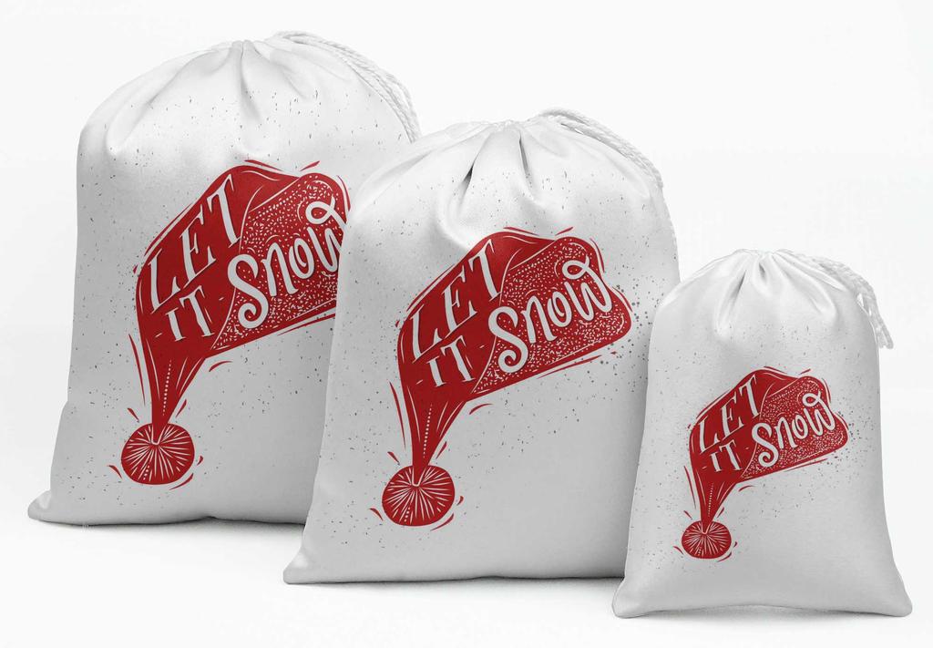 Darling Souvenir Blue House & Tree Christmas Party Supplies Gift Pouches Favor Candy Bags 15