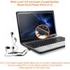 Mobi Lock 2pcs 3.5mm Headphone Y Splitter 1 Male to 2 Female Audio Jacks for Media Players and Audio Devices Allows Two People to Listen to 1 Sound
