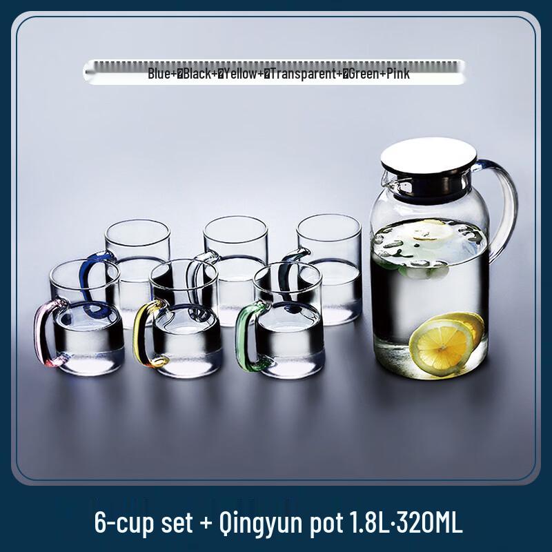 Handun High Borosilicate Glass Cup and Teapot Set