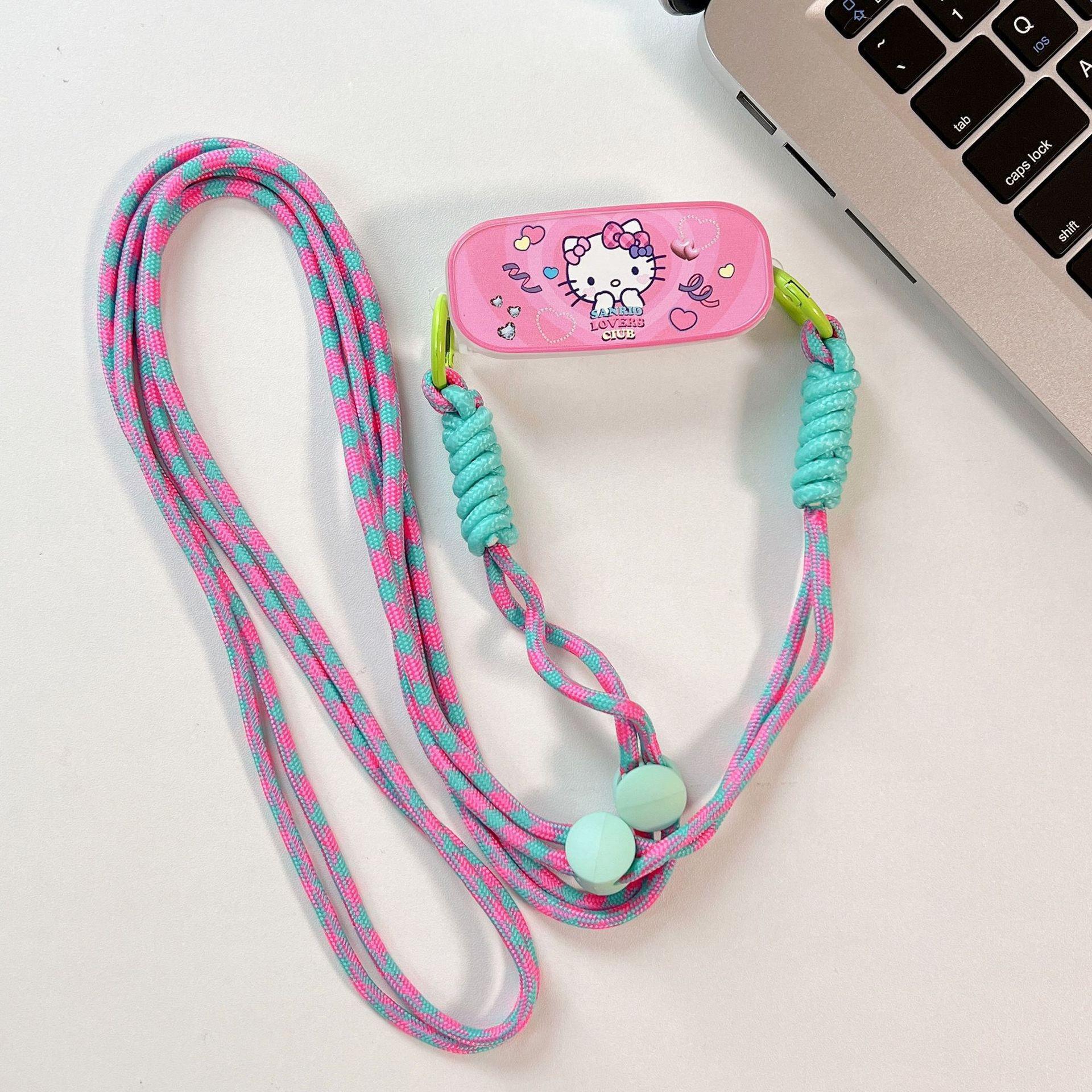 

Adjustable Crossbody Cartoon Phone Case with Detachable Lanyard - Cute, Anti-Fall Design