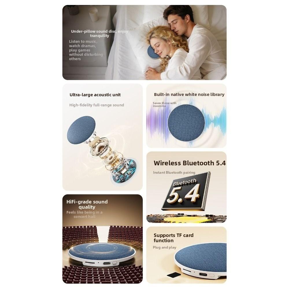 Bluetooth 5.4 White Noise Machine Sleep Aid Sound Machine  Personal Relaxation