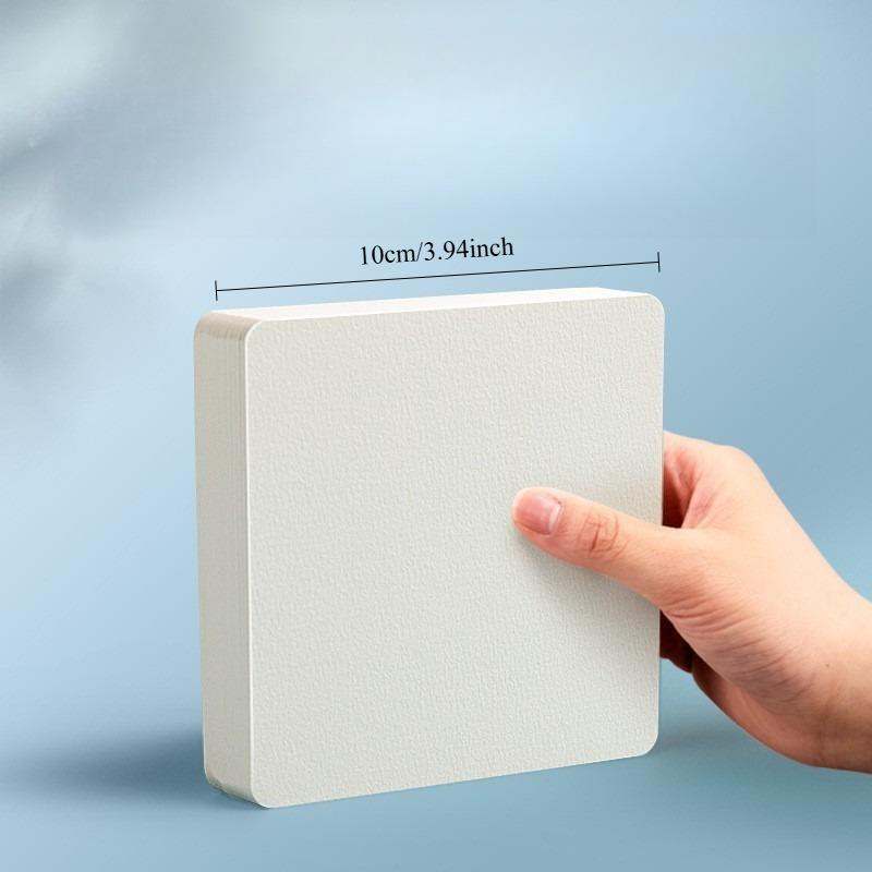 50 ШТ. Премиальная акварельная бумага, Двусторонний художественный крафт-бумага, Плотная бумага для эскизов, Для акварельной живописи, Рисования, Набросков