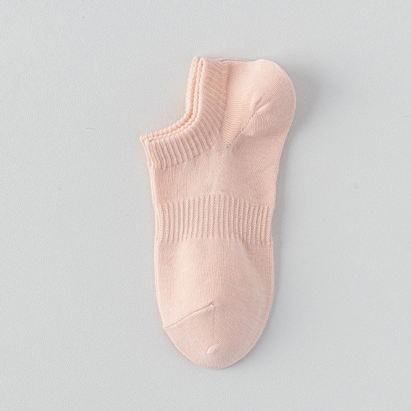 Women's Non-Slip Cotton Low-Cut Invisible Socks - Spring/Summer Thin, Anti-Pilling Short Socks