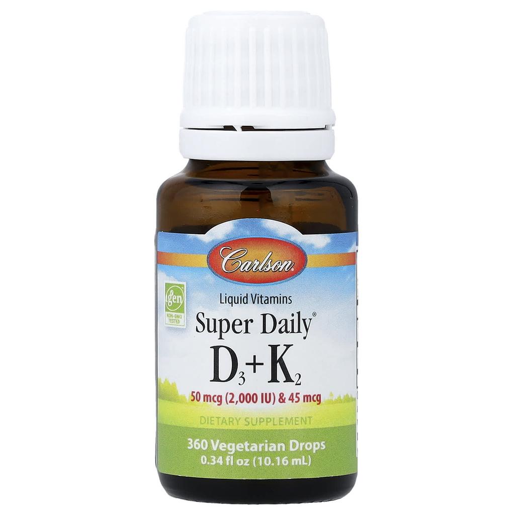Super Daily® D3 + K2, 10.16Ml (0.34Fl Oz)