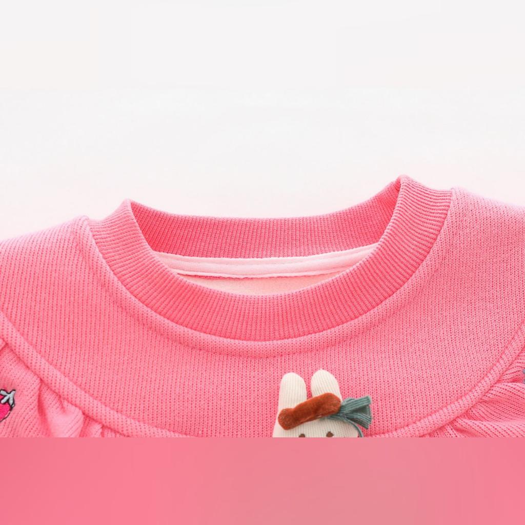 Dětská ležérní souprava s dlouhým rukávem, pohodlné každodenní oblečení