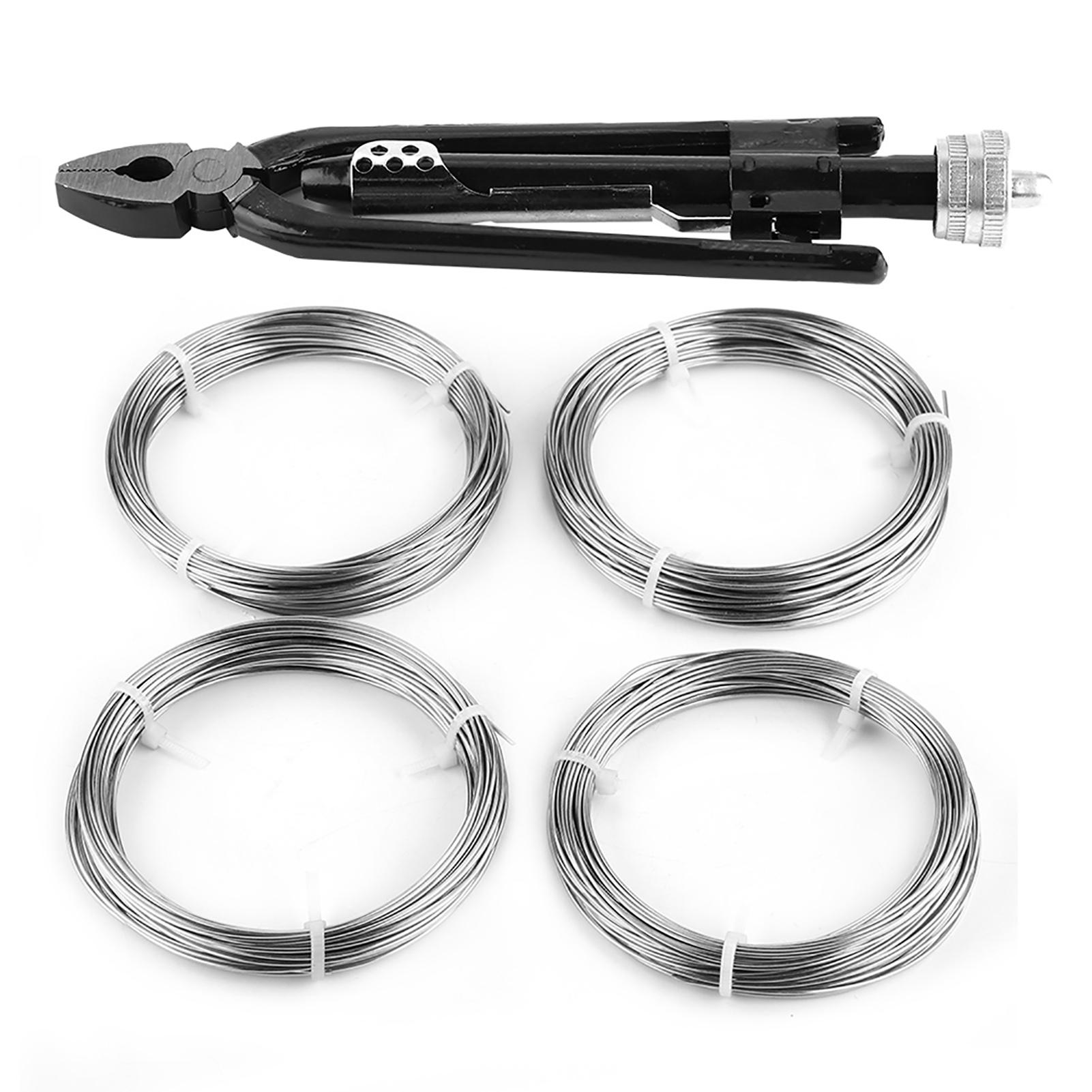 Кусачки для безопасной проволоки Кусачки для скручивания 6 дюймов Высокоуглеродистая сталь Кусачки для скручивания безопасной проволоки Фиксирующие кусачки для скручивания проволоки