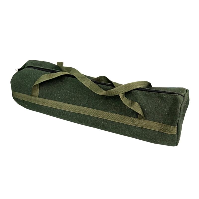 Werkzeugtasche aus Canvas mit großer Kapazität, Werkzeugaufbewahrungstasche, Handwerkzeugaufbewahrung, Tragetasche, Werkzeugorganizer für Zimmerleute