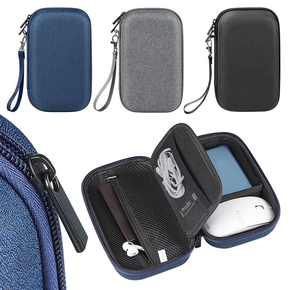 

Многофункциональная пылезащитная сумка для мобильного телефона, противоударная сумка для хранения цифровых аксессуаров чёрный