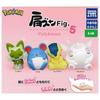 Shoulder Zun Fig. Pokémon 5 All 4 Types Set Full Completion Gacha Capsule Toy