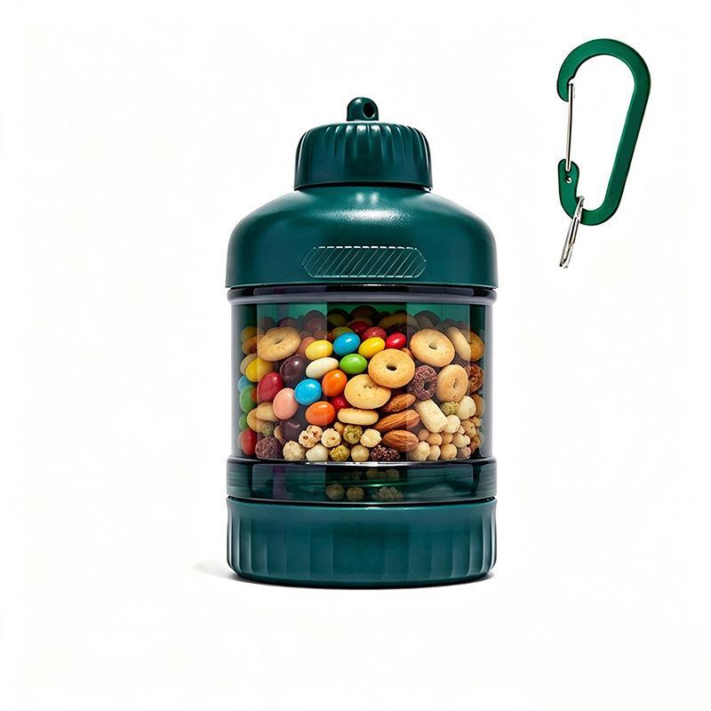Protein Powder Dispenser Box With And Box For Food Storage Food - Grade Pc, Suitable For Gym Exercise Transparent