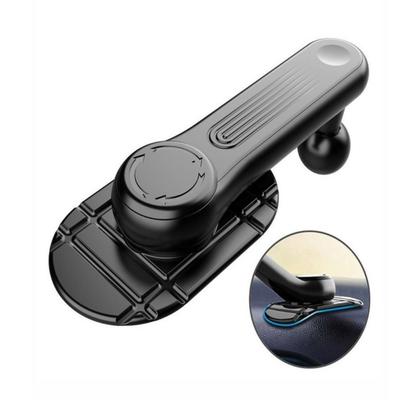 Tenedor portátil del teléfono de la pantalla del coche del tenedor del teléfono del salpicadero del coche del negro del soporte del teléfono móvil del coche de plástico