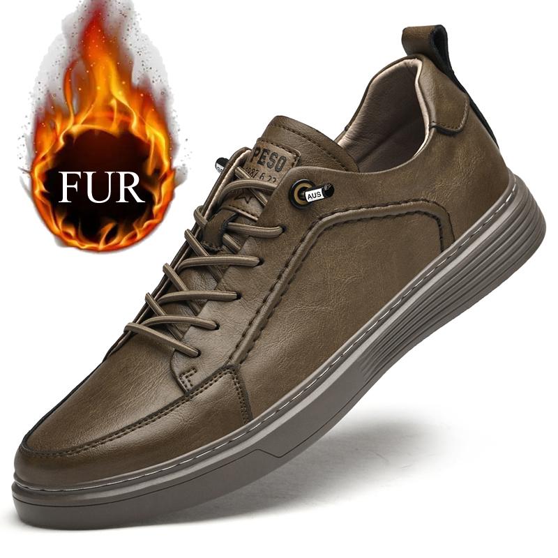 Spring and Autumn Men's Oxford Shoes Lace Up Soft Soled Outdoor Sports Shoes Brand Wear-resistant Genuine Leather Travel Shoes