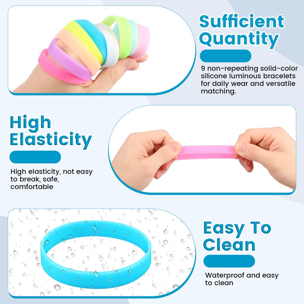 Silicone Wristbands Casual Sports Fitness Silicone Wristband Cuff Bracelet Basketball Sports Wrist Band Sports Casual Bangle