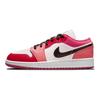 Air Jordan 1 Low GS White Pinksicle Kids Sneakers Black 553560-162