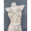 Export Single Sexy Sexy Push Up Beaded Wrapped Chest Fishbone Strap Steel Ring Slim Looking Beauty Back Fashion Women's Underwear Bra